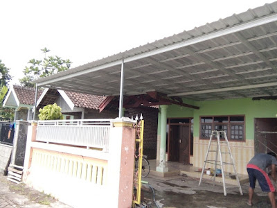  Teras Rumah Galvalum Minimalis Modern 