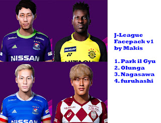 PES 2020 J-League Facepack by Makis