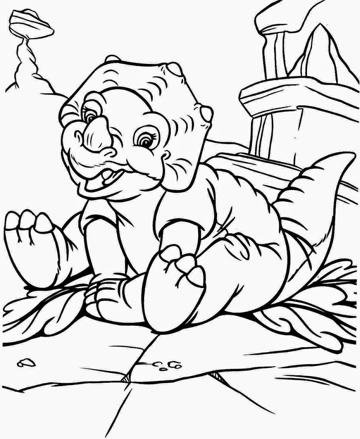 Free Dinosaur Coloring Pages 5