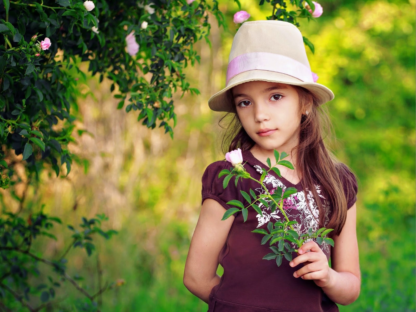 Kumpulan Gambar Foto Bayi Bayi Cantik Dan Keren Bermain Bunga 2015