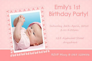 first birthday invitations