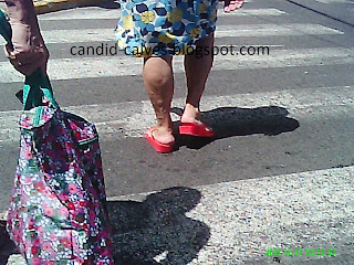 candid muscular calves 