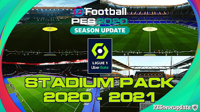 PES 2020 Ligue 1 Uber Eats Stadium Pack 2020/2021