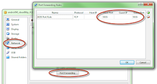 Virtual Box Port Forwarding Setup