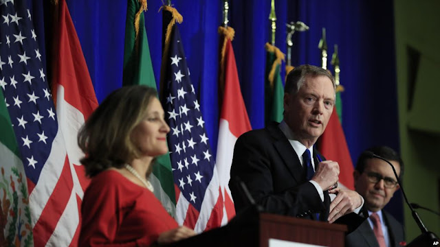 Cierra diálogo TLCAN con rechazo de México y Canadá a demandas de EE.UU.