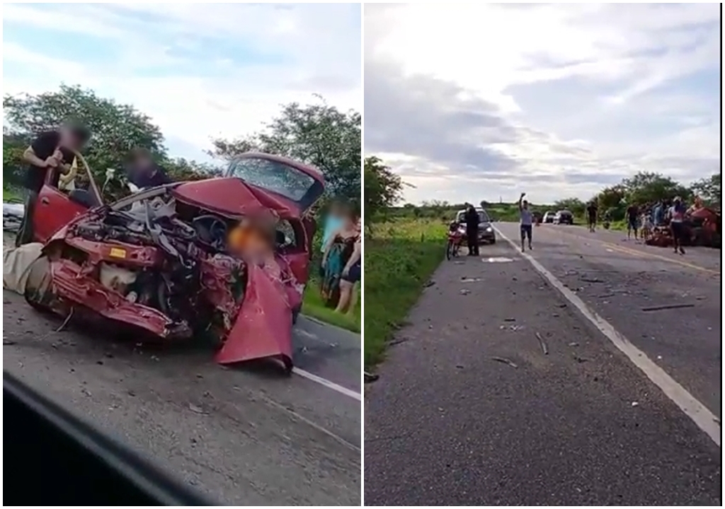 Acidente grave com vítimas fatais é registrado na tarde deste domingo (20) na BR-230, próximo a Embrapa em Patos. Veja o vídeo   