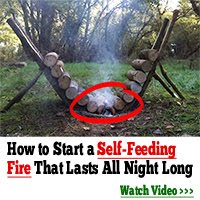 self-feeding fire
