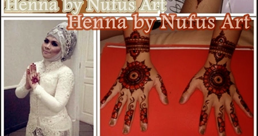 Tahapan dalam membuat lukis henna rainbow & henna glitter 