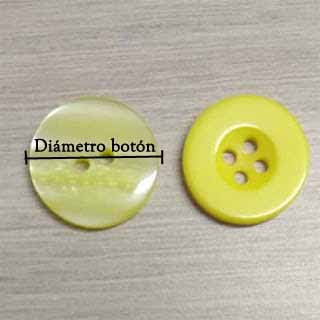 Botones de 2 y 4 agujeros