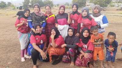 Dalam Rangka Memeriahkan HUT RI Ke-77 Tahun. Masyarakat Desa Suka Damai Kec. Manggelewa Kab. Dompu, Antusias Mengadakan Berbagai Macam Lomba.