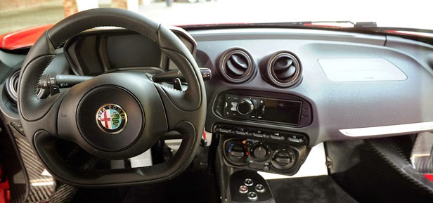 Interior Alfa Romeo 4C Design is the best in US and UK