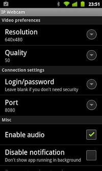 ip webcam android