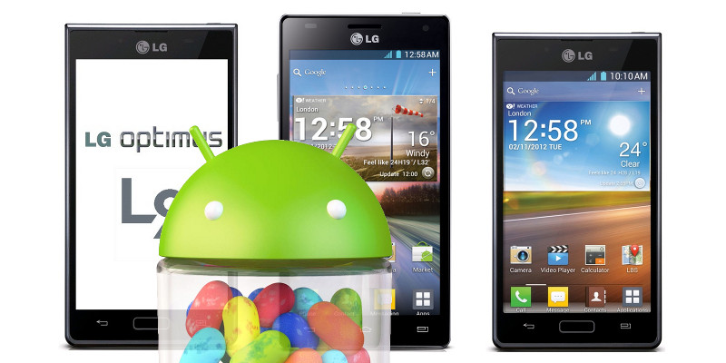 LG Jelly Bean Optimus Trio