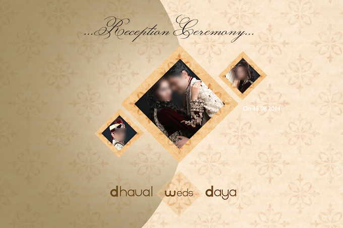 Wedding Album Cover PSD Free Download 12×36