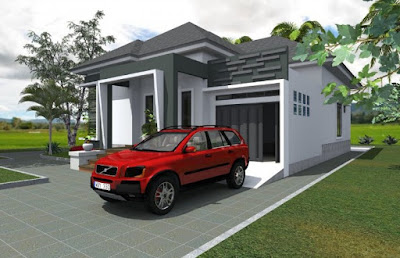 model garasi samping rumah terbaru