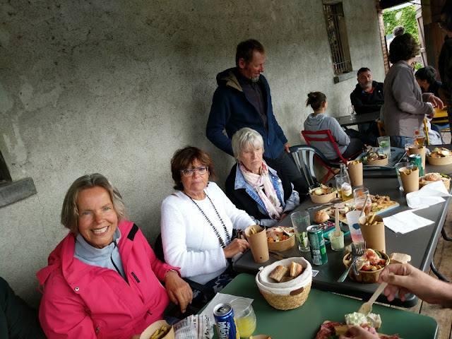 Lunch at the guinguette, Preuilly sur Claise, Indre et Loire, France. Photo by Loire Valley Time Travel.