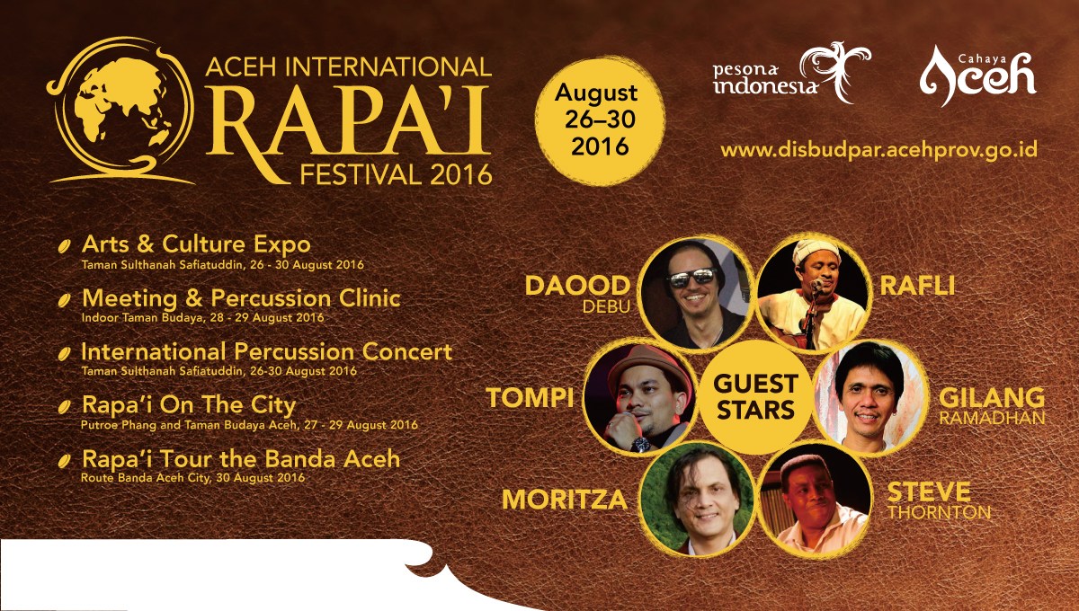 Aceh International Rapai Festival Banda Aceh September 2017