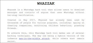 melihat akun whatsapp orang lain dengan tool whazzak tehnomac