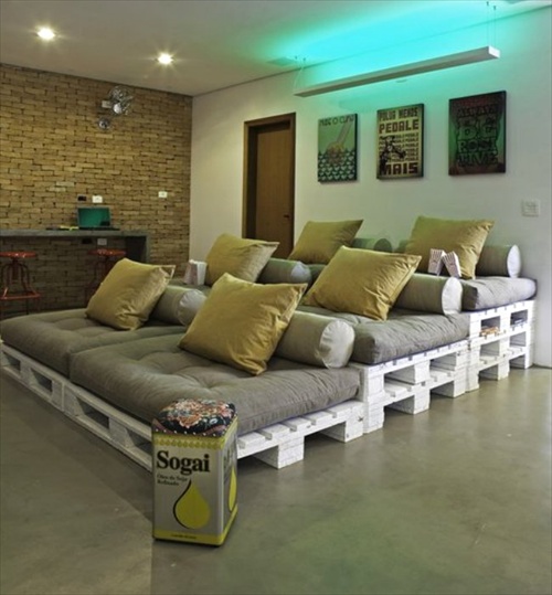 Pallet Movie Theater Seating