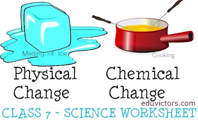 CBSE Class 7 - Science - Physical & Chemical Changes (Worksheet)(#eduvictors)(#cbse2020)(#class7Science)