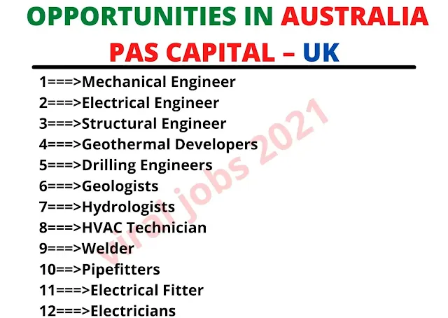 OPPORTUNITIES IN AUSTRALIA PAS CAPITAL – UK