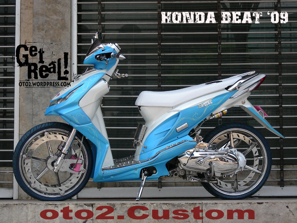 Modifikasi Honda Beat Fi Warna Putih