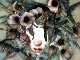 haunting beauty, art, coloured pencil, drawing, illustration, inspiration, detailed dark yet beautiful work