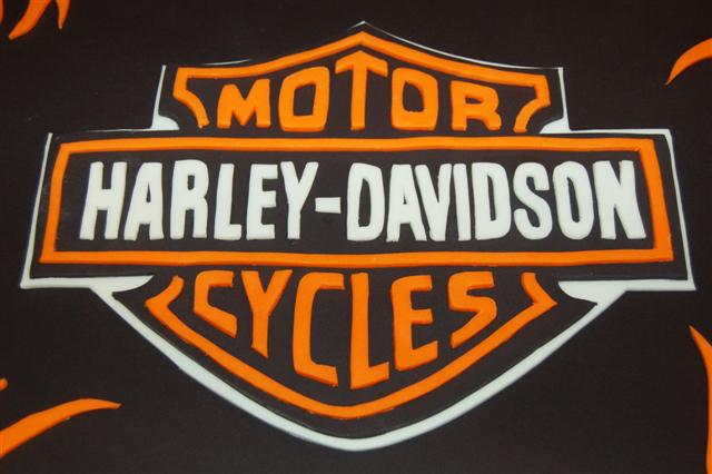 Handmade cut out Harley Davidson Logo
