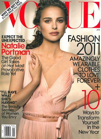 US Vogue January 2011: Natalie Portman