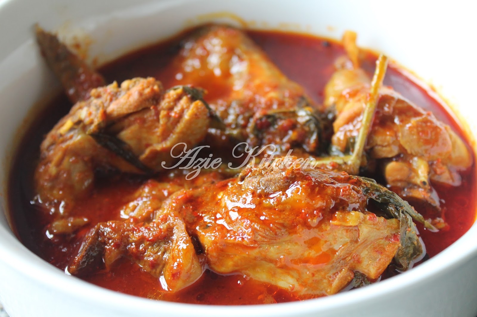 Masak Asam Pedas Ayam - Azie Kitchen