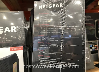 Netgear Nighthawk Multi-Gig Speed Cable Modem (CM1100): great for any home network