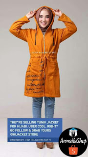 Hijacket Urbanashion MARIGOLD JAKET PREMIUM QUALITY Jaket Hijab