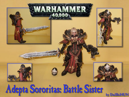 Warhammer 40K Adepta Sororitas Sisters of Battle Papercraft