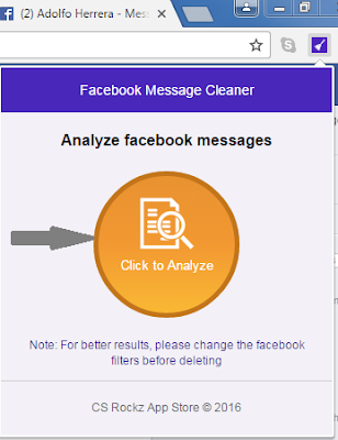Delate All Facebook Messages