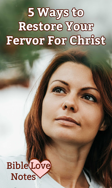 Don't be content with mediocre faith: This 1-minute devotion explains 5 ways you can restore your fervor for Christ.