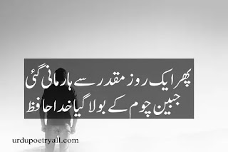Urdu Poetry Love Sad