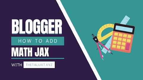 How to add math on your blog : MathJax + Blogger