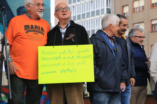 protesta pensionistas y jubilados