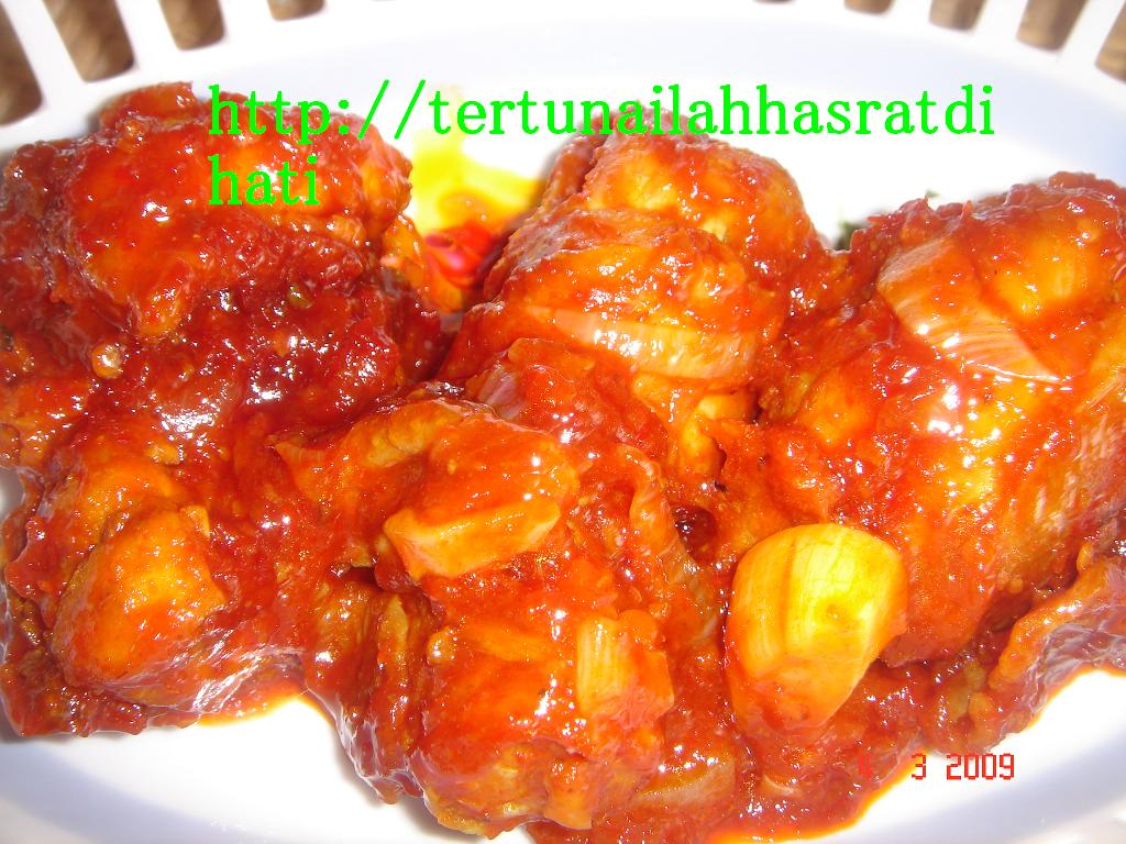 Tertunailah Hasrat Di Hati: Resepi Ayam Masak Merah/Resepi 