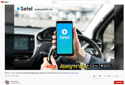 Cara dan Tutorial Isi Minyak Menggunakan Aplikasi e-wallet SETEL Di Stesen Petronas