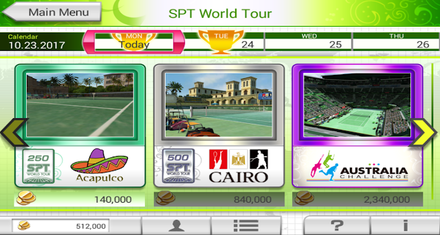 Karir Virtua Tennis Challenge