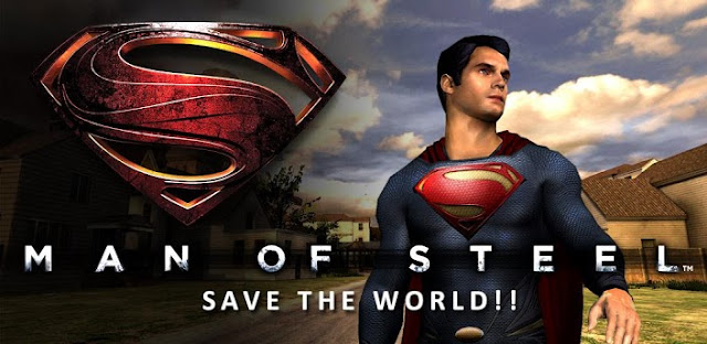 Man of Steel Android apk and Sd data free download for tegra,adreno,mali,powervr