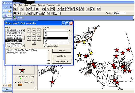 Ứng dụng GIS xây dựng CSDL các dự án dân cư mới