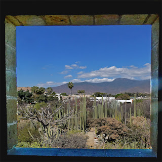 Oaxaca, Mexico - Templo de Santo Domingo de Guzmán (view of the adjacent botanical garden)