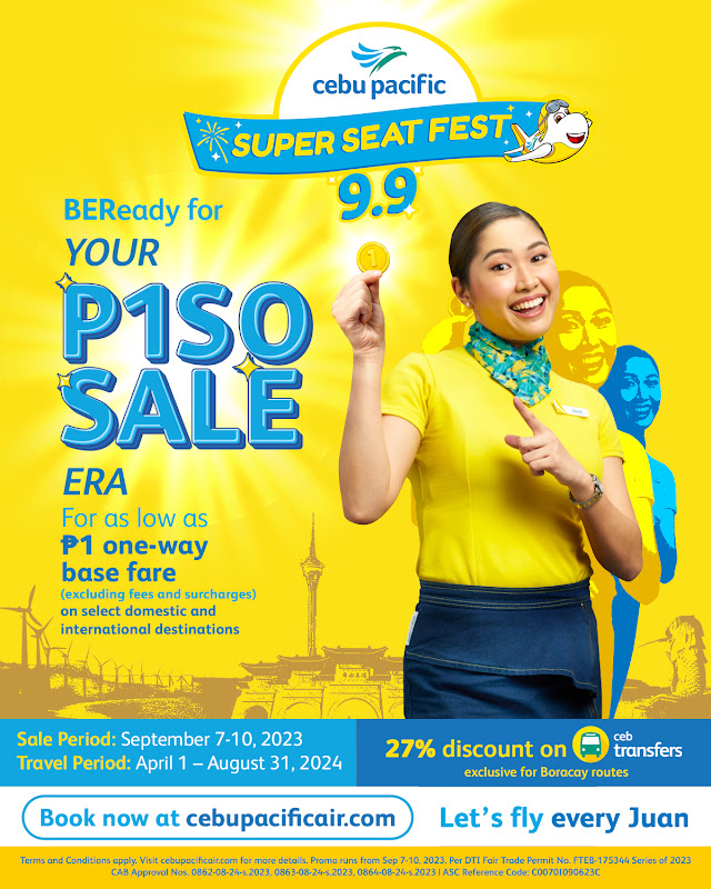 Cebu Pacific PISO Fare Promo Seat Sale 2023