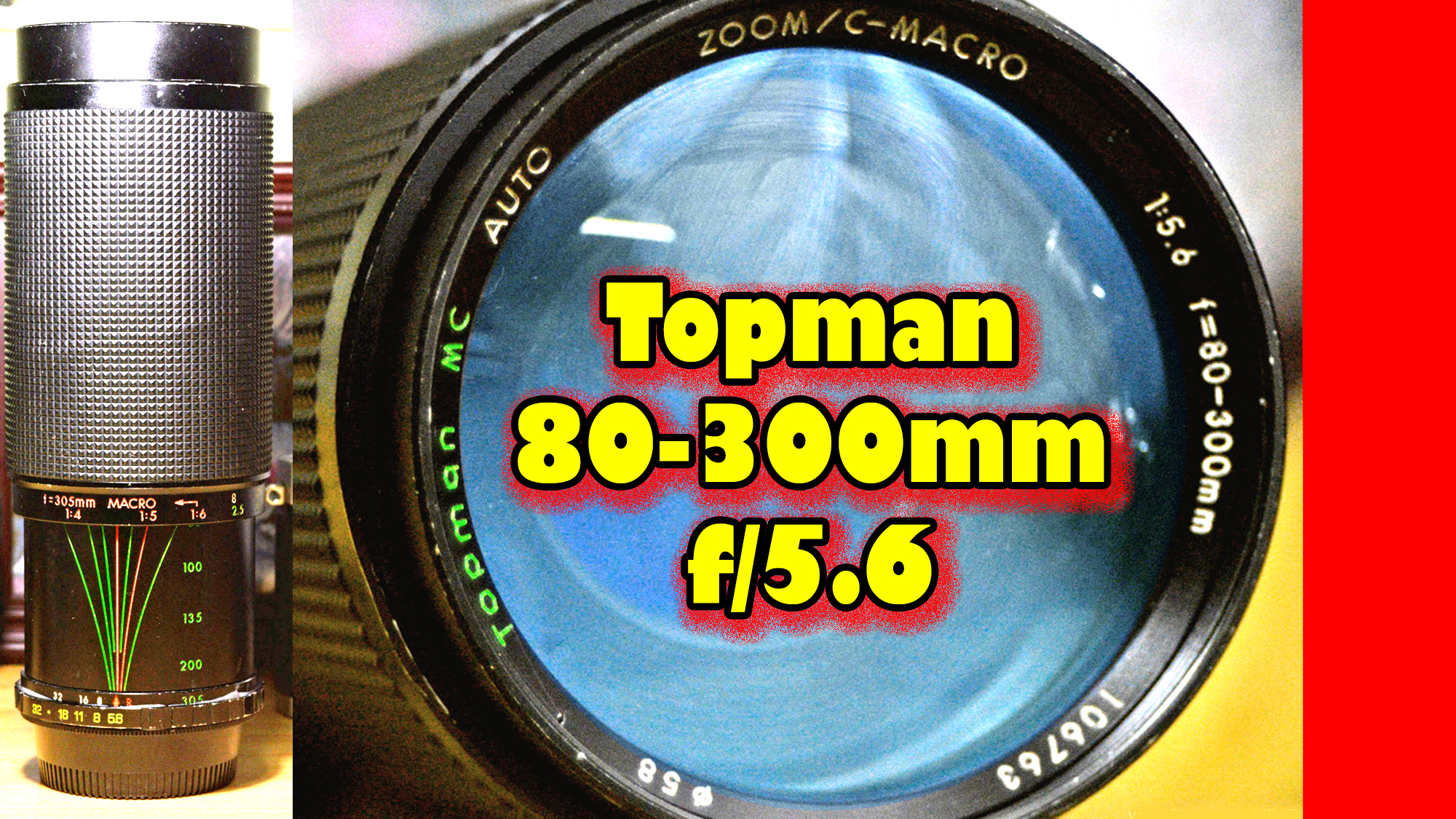 Topman 80-300mm f/5.6 MC Auto Zoom/C-Macro