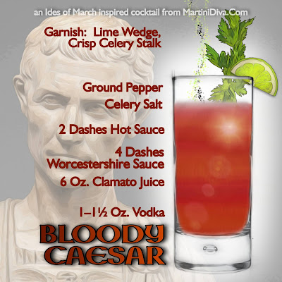 BLOODY CAESAR Cocktail Recipe Ingredients & Directions