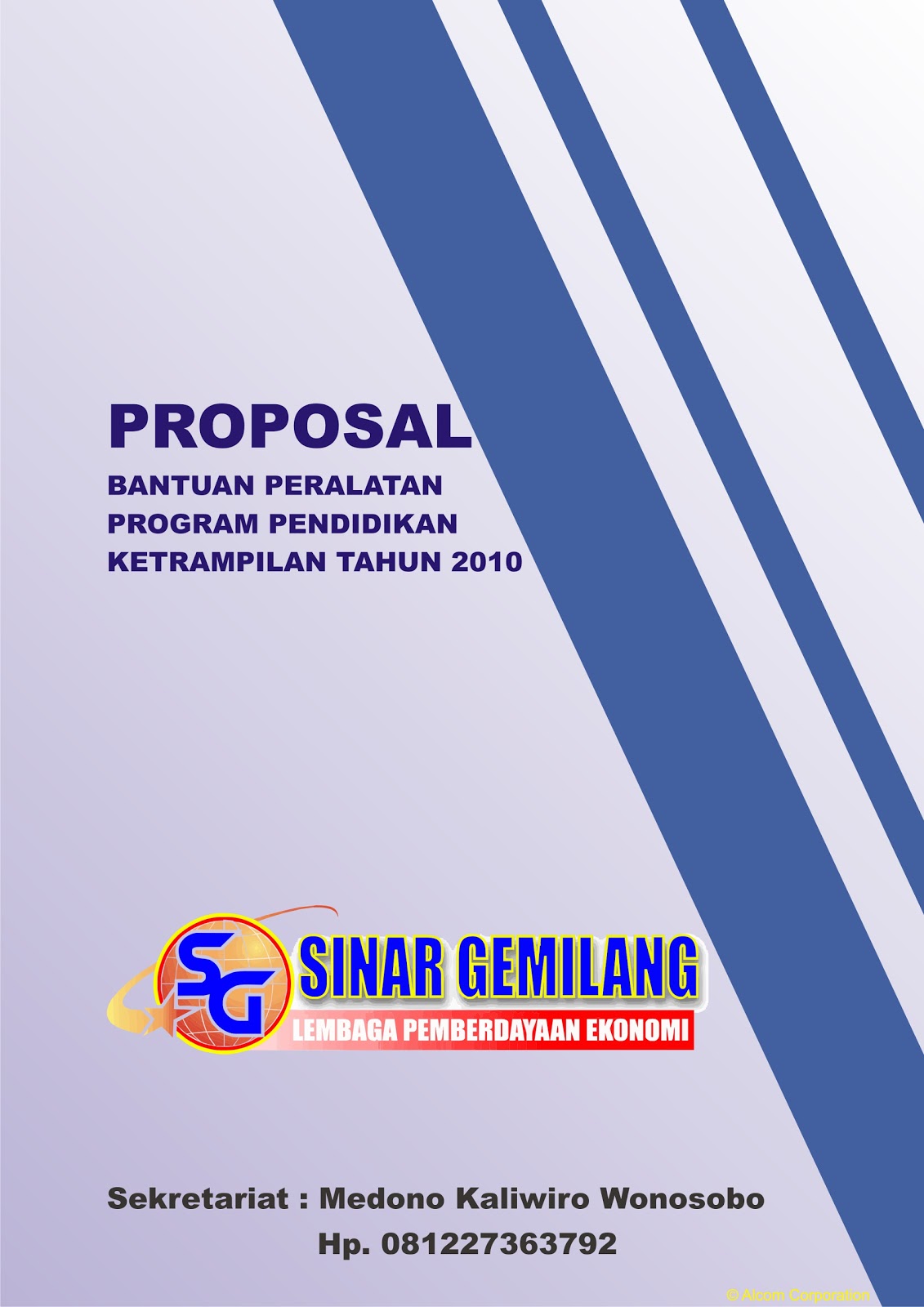 Contoh Desain Cover Proposal