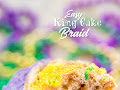 Easy King Cake Braid