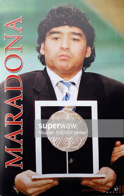 MARADONA WITH TROPHY